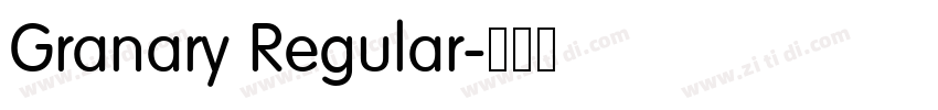 Granary Regular字体转换